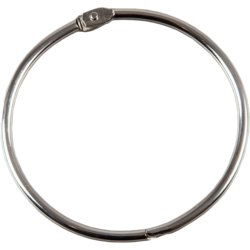 Metall-Klappringe, 76mm ø, Packungsart 10 Stück pro Packung, silber