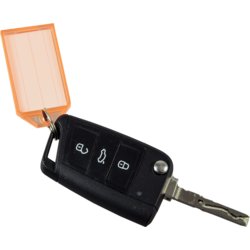 Schlüsselanhänger "Multi", 30mm hoch, Packung mit 100, orange