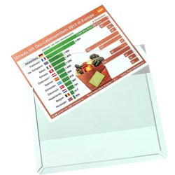 Magnet-Sichttasche, für Format A4 quer, Aufhängeloch nein, 217mm hoch, grau