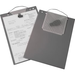 Auftragstasche "Turbo" inkl. Schlüsselfach, für Format A4, grau
