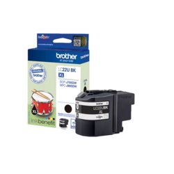 Inkjetpatrone-LC22U, für DCP-J785DW; MFC-J985DW, 2400, schwarz