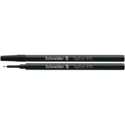 Fineliner-Mine Topliner 970, Strichstärke 0.4mm, Euro-Format, schwarz