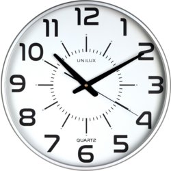 Wanduhr Maxi Pop ULX, Form des Gehäuses rund, 3750mm ø, grau