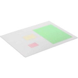 Schreibunterlage transparent mit Dekorrille, mit Kalender nein, 650mm breit