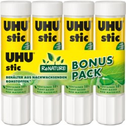 stic ReNATURE Klebestift Bonus Pack, Behälterform Stiftform, Inhalt 84g