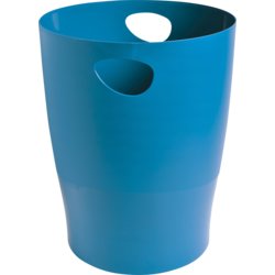 Papierkorb Bee Blue, 15 Liter, EXACOMPTA