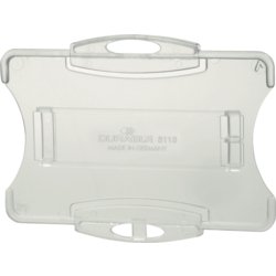 Ausweishalter, 85mm breit, 5.4cm lang, transparent