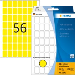 Vielzwecketikett farbig, 12 mm breit, HERMA