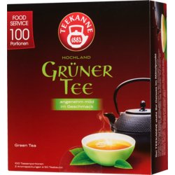 Tee-Beutel Großpackung, Inhalt 150g, Grüner Tee, Packung mit 100