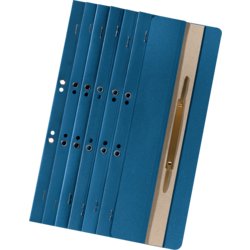 Ösenschmalhefter 1/4 Vorderdeckel, für Format A4, Abheftvorrichtung ja, blau