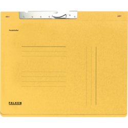 Pendelhefter aus Manila-Karton, 250 g/qm, für Format A4, 265mm breit, gelb