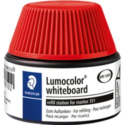 Lumocolor® refill station für Whiteboardmarker, Behälterform Tank, rot