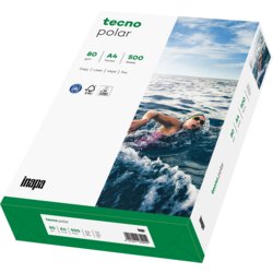 Recycling-Kopierpapier tecno® polar, inapa Deutschland