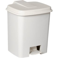 Kosmetikeimer, 4.5l, 225mm breit, 270mm hoch, Ascher Nein, weiß
