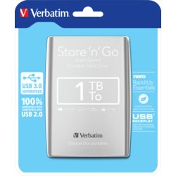 Externe Festplatte 6,35 cm (2,5") Store´n´ Go USB 3.0, Verbatim