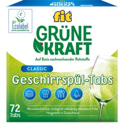Geschirr-Reiniger Tabs Grüne Kraft Classic, fit®