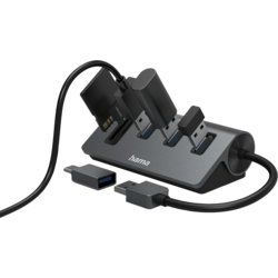 USB-Hub/Kartenleser, 5 Ports, hama®