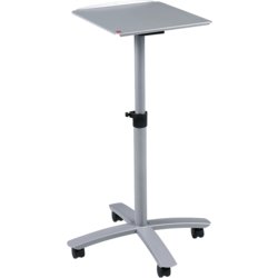 DV-/Dia-Projektionswagen, 1 Fachböden, 435mm breit, Tiefe 765mm, grau
