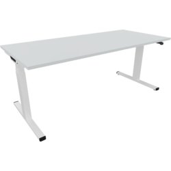 Motortisch KABUCO, elektrisch höhenverstellbar 160 x 80 cm, 1600mm breit, weiß
