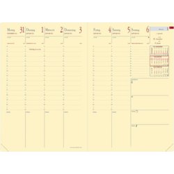 Ersatzkalender, für (Marke/Art.-Nr.) Terminkalender Minister Prestige, 2026