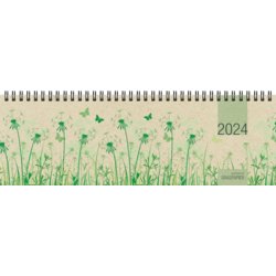 Tischquerkalender 159 Graspapier, ZETTLER Kalender