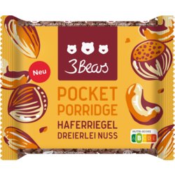 Pocket Porridge - Dreierlei Nuss, 3Bears
