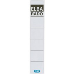 Ordner-Rückenschild kurz/schmal, selbstklebend, ELBA