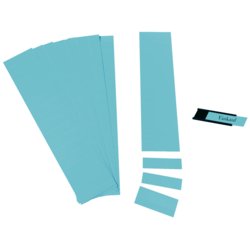 Einsteckkarten für C-Profil-Magnetschiene, 20 mm, 70mm breit, 17mm hoch, blau