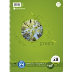 Collegeblock green, Spiralbindung, Staufen® green