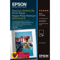 Inkjet-Papier Premium Semigloss Photo, EPSON