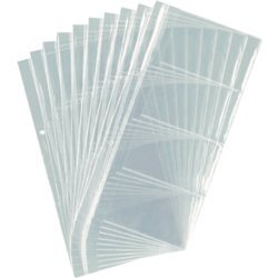 Visitenkarten-Ersatzhüllen für VISIFIX®, für Anzahl Karten 80, transparent