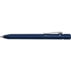 Kugelschreiber GRIP 2011, Schaft blau, Strichstärke XB, Druckmechanik, blau
