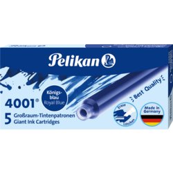 Tintenpatrone 4001® GTP/5, auswaschbar ja, königsblau