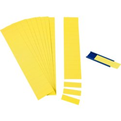 Einsteckkarten für C-Profil-Magnetschiene, 20 mm, 70mm breit, zitrone