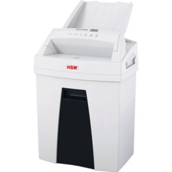 Autofeed Aktenvernichter SECURIO® AF100, 4mm, Auffangvolumen 25l, weiß