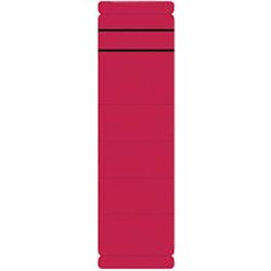 Ordner-Rückenschild, kurz/breit, "ja", Griffloch nein, 10 Schilder, rot