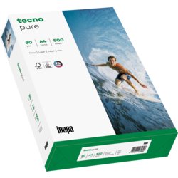 Kopierpapier Recycling tecno® pure, inapa Deutschland