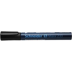 Permanentmarker 233, Keilspitze, lichtbeständig ja, Schaft schwarz, schwarz
