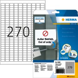 Universal-Etikett SPECIAL, mit Rand/Eckenabrundung, PG mit 25 Blatt, HERMA