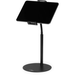 Tablet Halterung TWIST TABLE, 190mm breit, 370mm hoch, Tiefe 190mm, schwarz