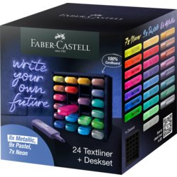 Textliner TL 46 24er Deskset, FABER-CASTELL