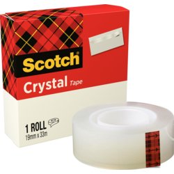 Crystal Klebeband 600, Scotch®