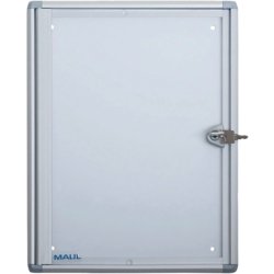 Schaukasten MAULextraslim, Tiefe 3.1cm, 35cm hoch, Kunststoffglas, aluminium