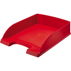 Briefkorb Plus Standard, für Format A4, Beschriftungsfeld ja, 70mm hoch, rot