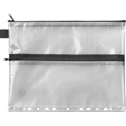 Reißverschlusstasche aus EVA-Material, für Format A4, transparent