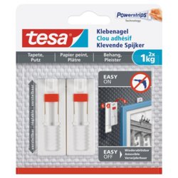 Verstellbarer Klebenagel für Tapete und Putz, tesa®