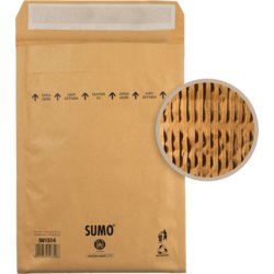 Papierpolstertasche SUMO®, 41.2g, Fenster nein, HK, natron braun