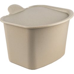 Bio Abfallbehälter BIBO, 225mm breit, Tiefe 160mm, 208mm hoch, desert sand