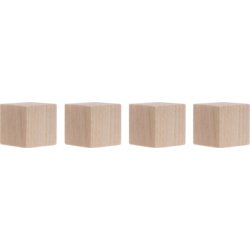 Design-Magnet Wood, Cube, magnetoplan®