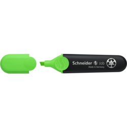 Textmarker Job, Schaft schwarz, lichtbeständig ja, mit Clip ja, grün